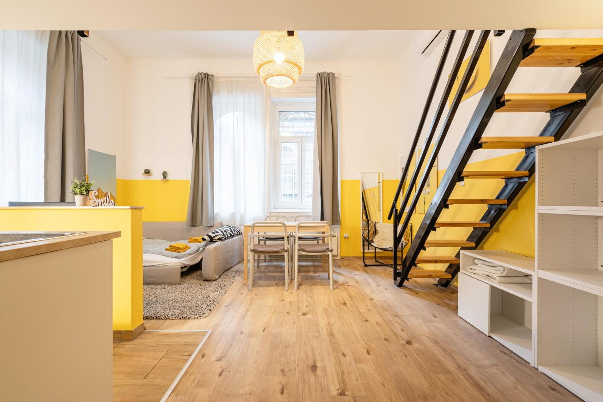 Charming Studio In The Heart Of The Jewish Quarter W41 Yellow Apartment Budapest Bagian luar foto